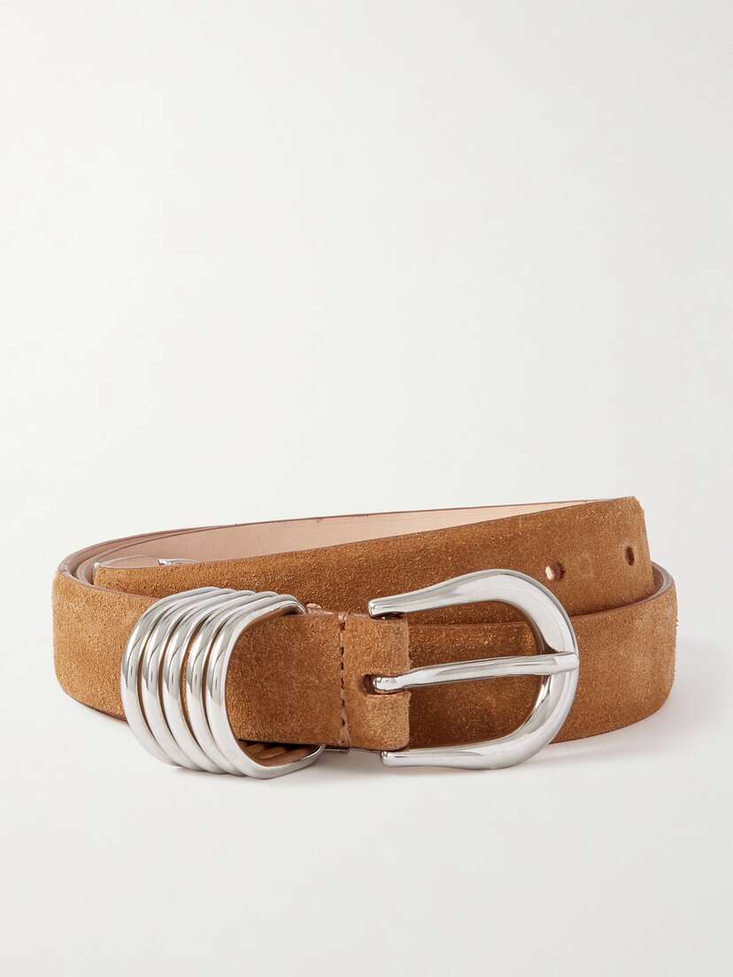 Déhanche Hollyhock Suede Belt - x large