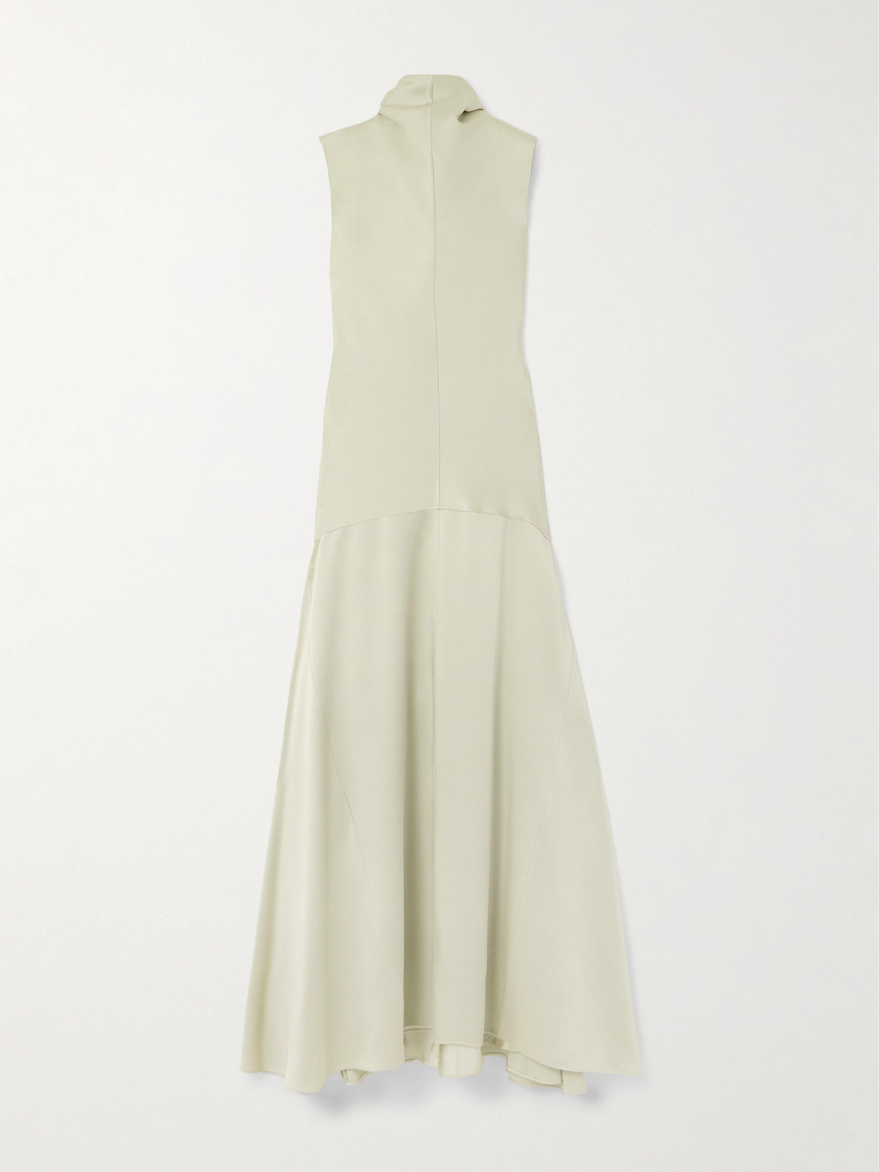 Jil Sander - Cutout Satin-crepe Midi Dress - Green