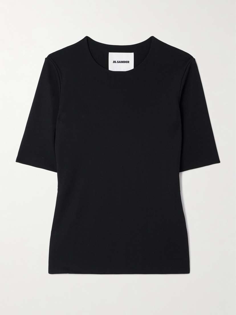 Jil Sander Satin-jersey T-shirt