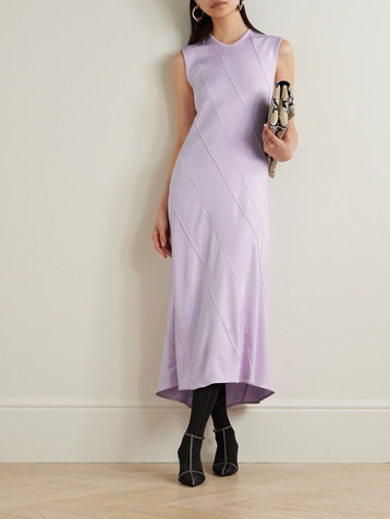 Jil Sander Paneled cady midi dress