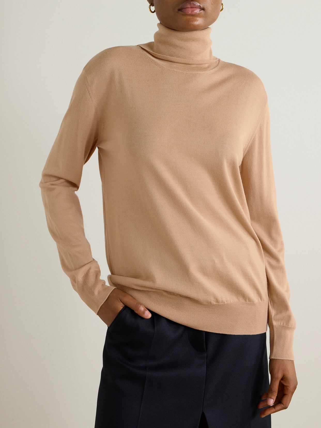 Wool Turtleneck Sweater