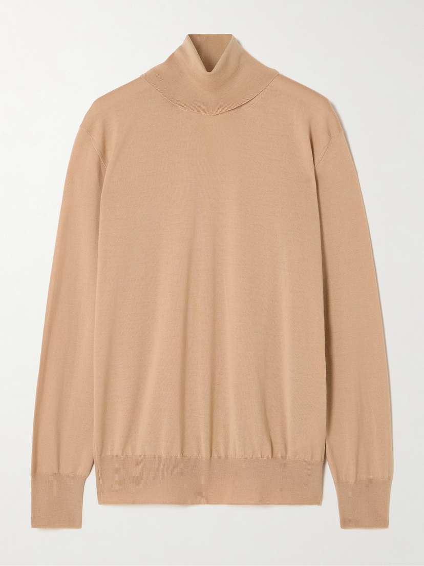Jil Sander Wool Turtleneck Sweater