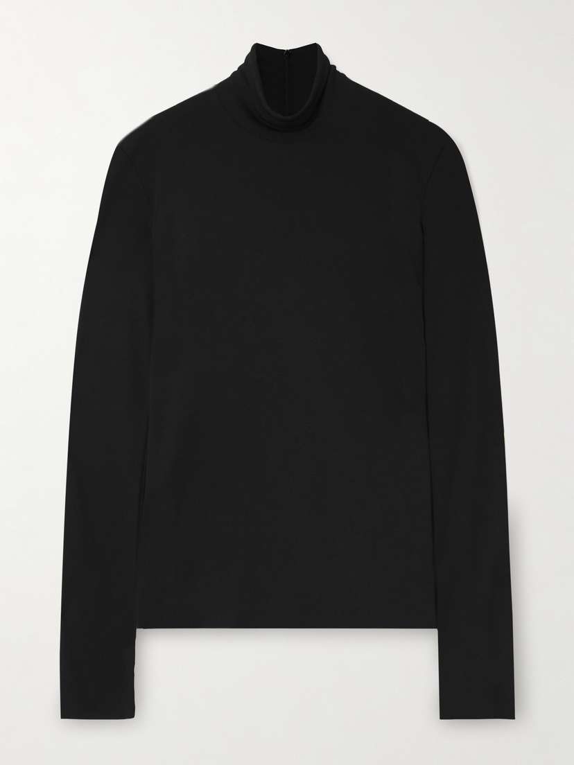 Jil Sander Crepe Turtleneck Top
