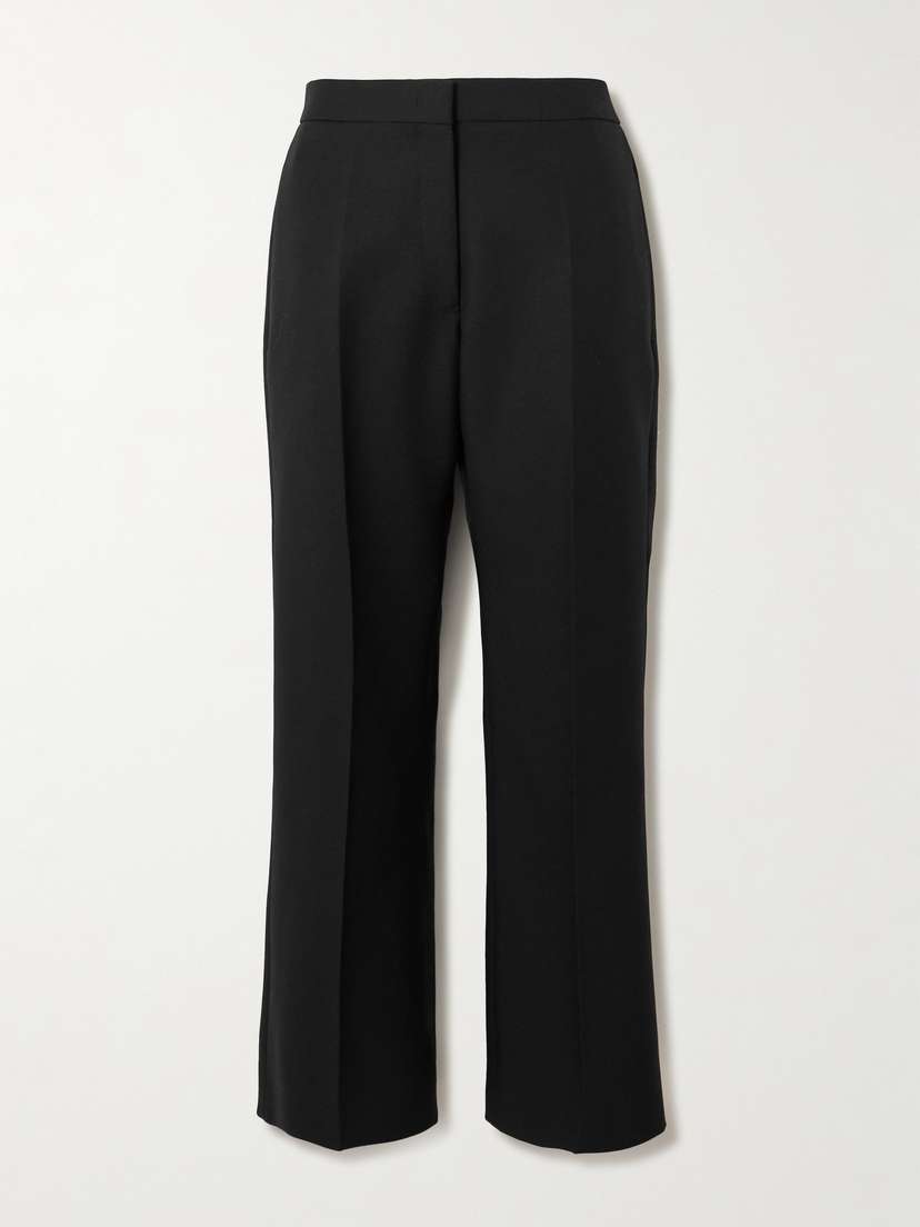 Jil Sander Pleated Straight-leg Wool-twill Pants
