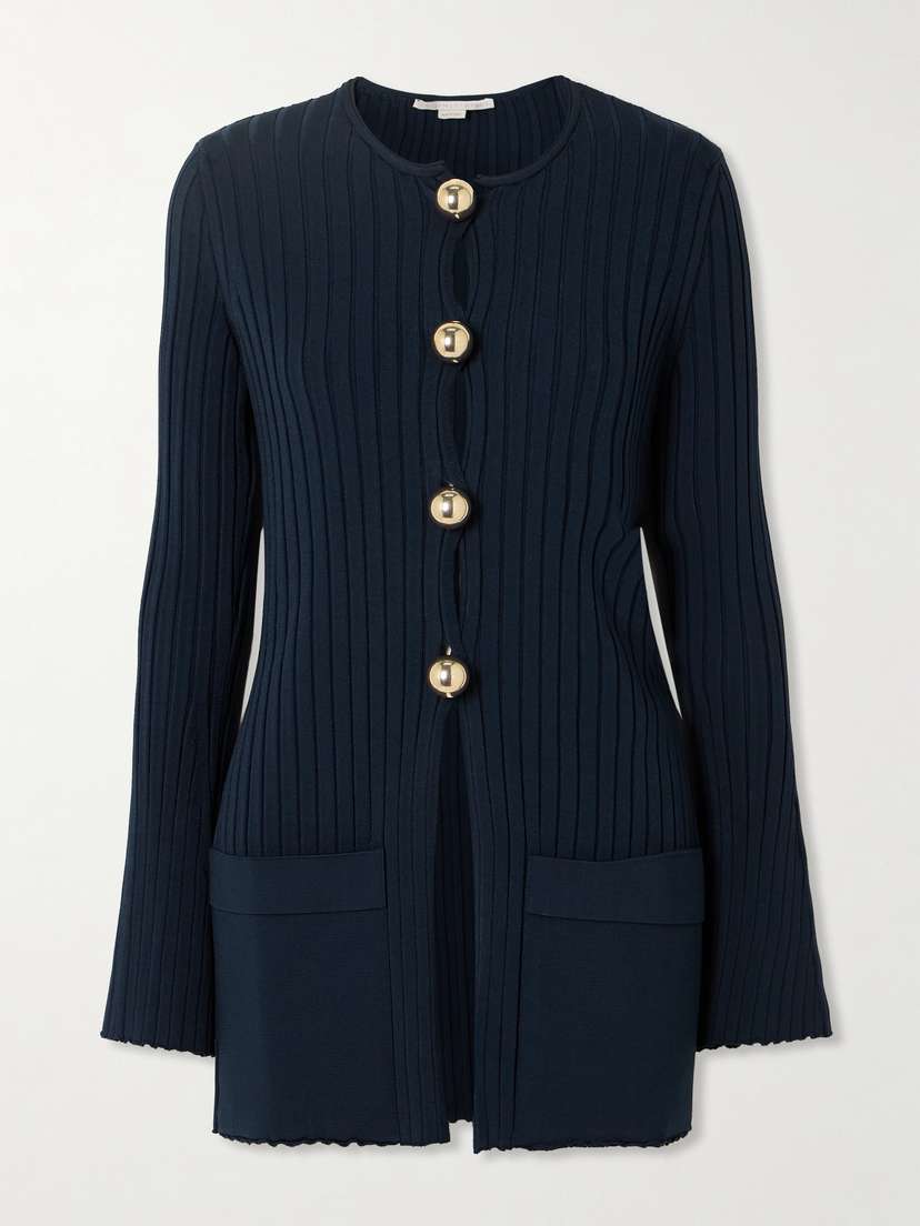 Stella McCartney Ribbed-knit Cardigan