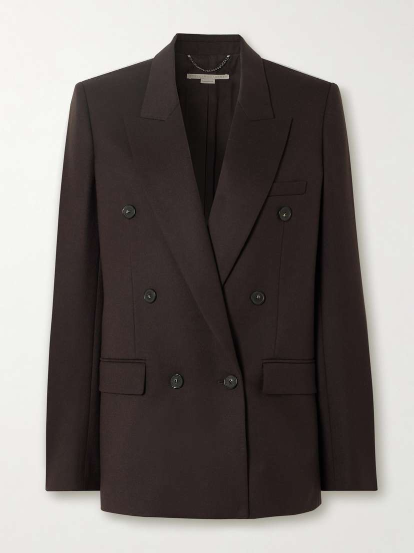 Stella McCartney Doubled-breasted Oversized Wool Blazer