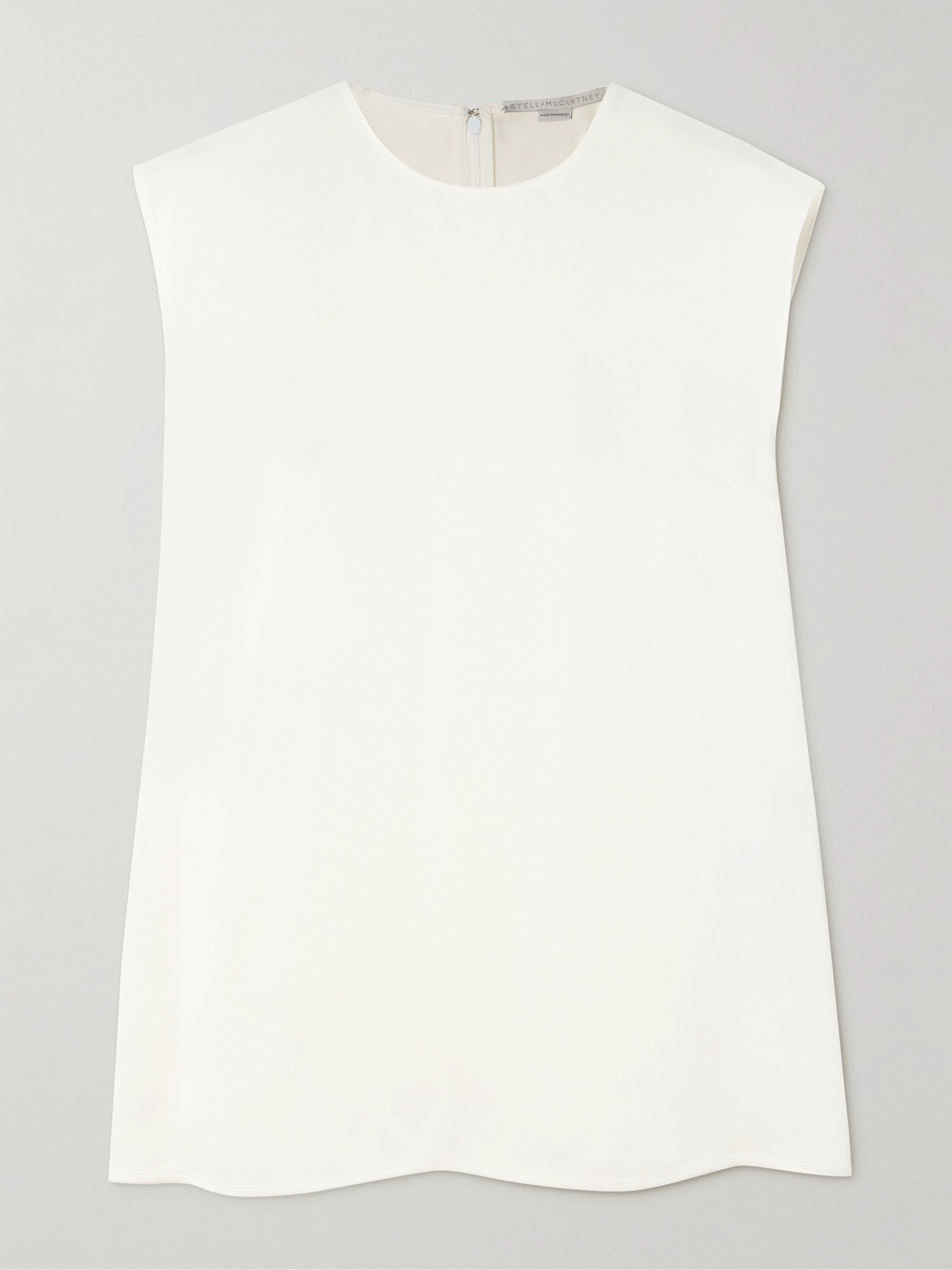 Stella Mccartney Satin Blouse In Neutrals