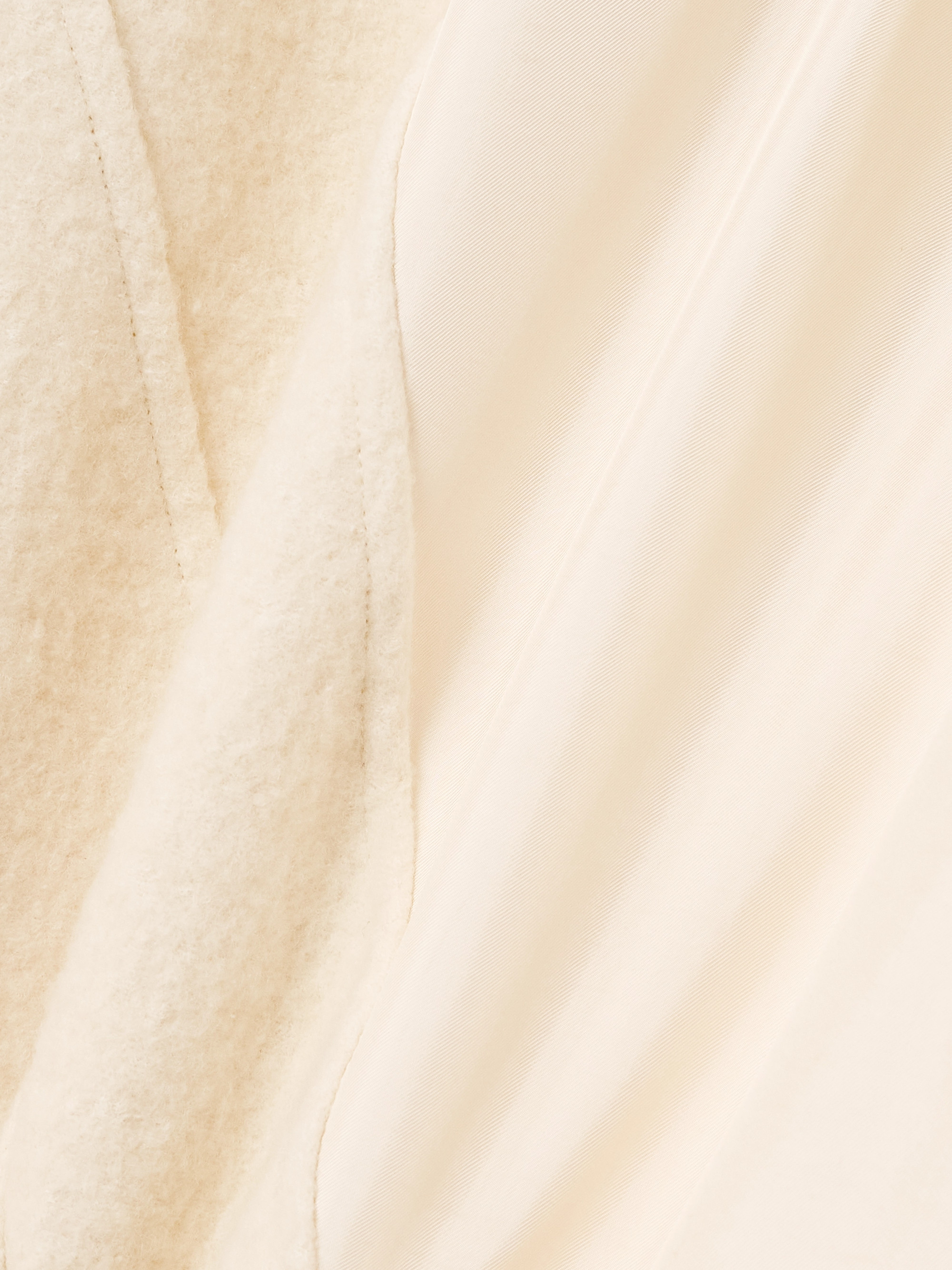 Jil Sander Paneled cotton and wool-blend and satin midi dress
