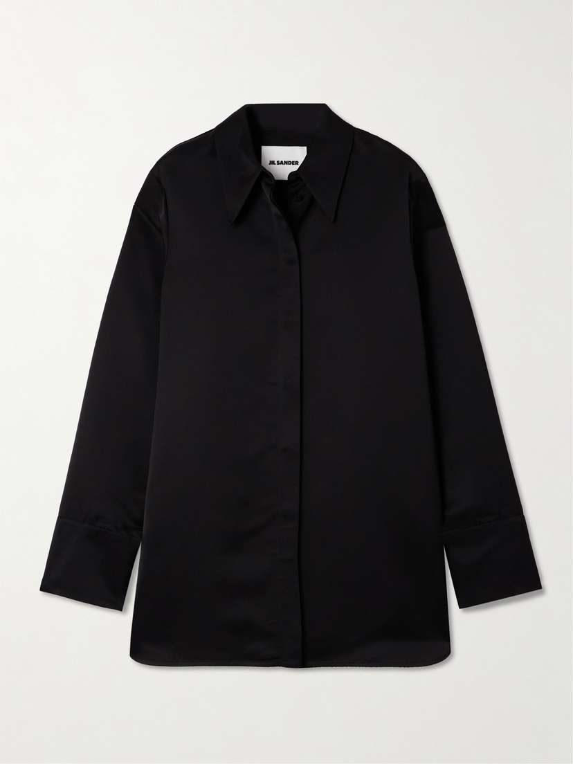 Jil Sander Washed-satin Shirt