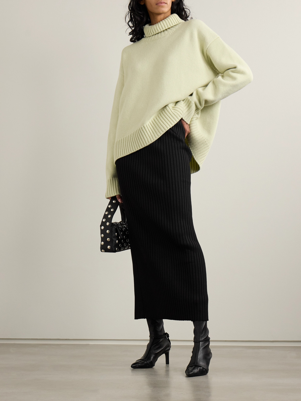 Ribbed-Knit Maxi