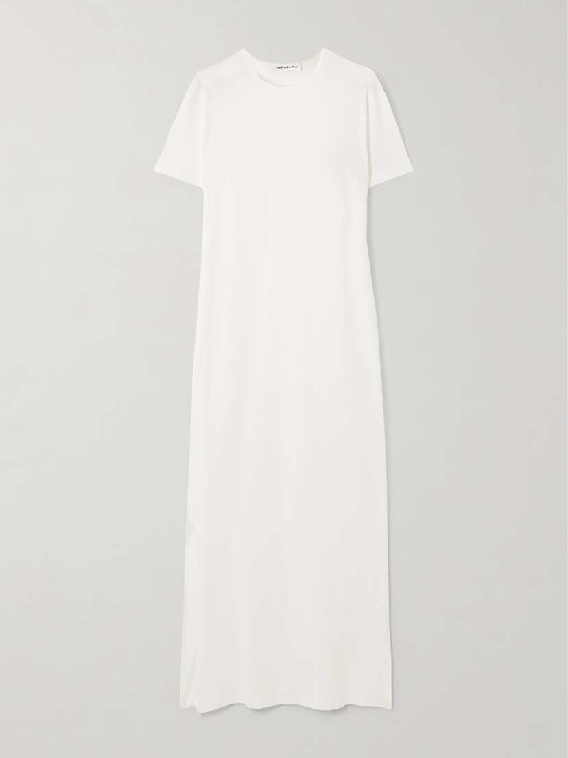The Frankie Shop Maya Cotton-jersey Maxi T-shirt Dress - x large
