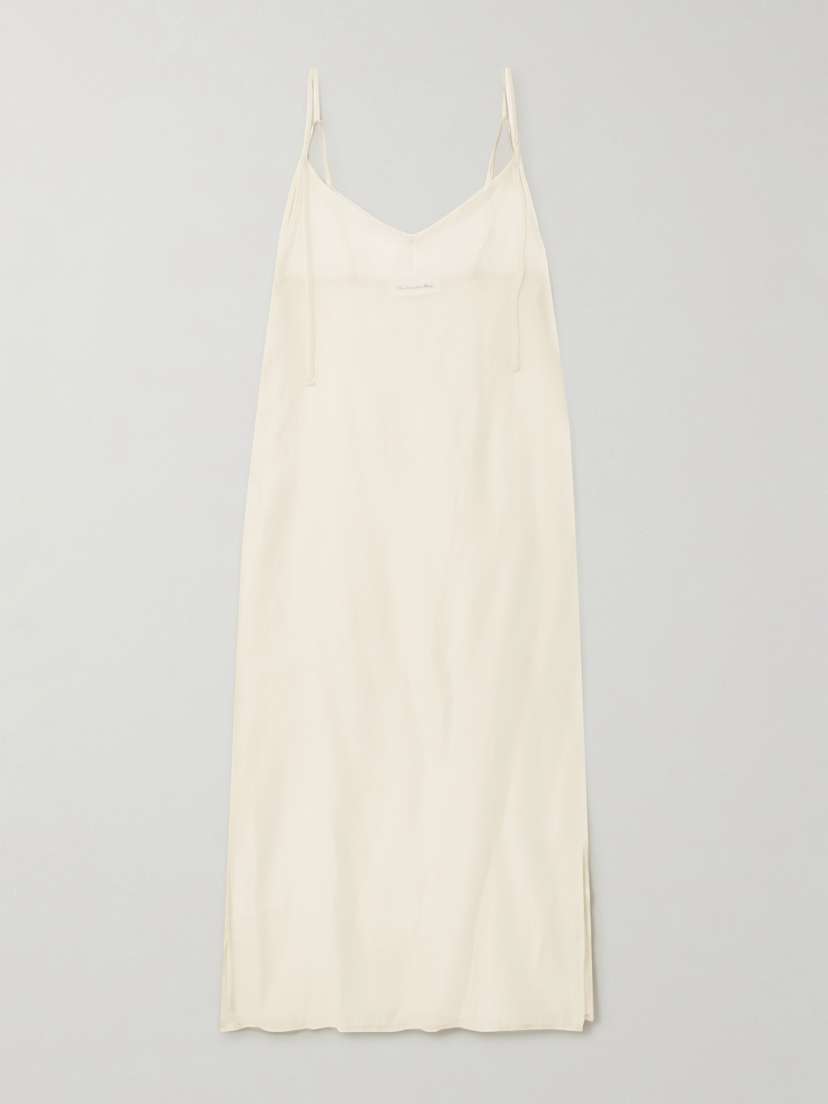 The Frankie Shop Madeline Voile Midi Dress