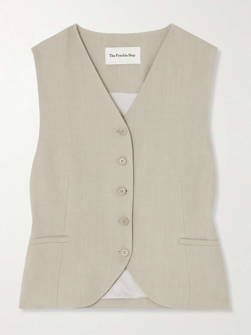 The Frankie Shop Chelsea Twill Vest