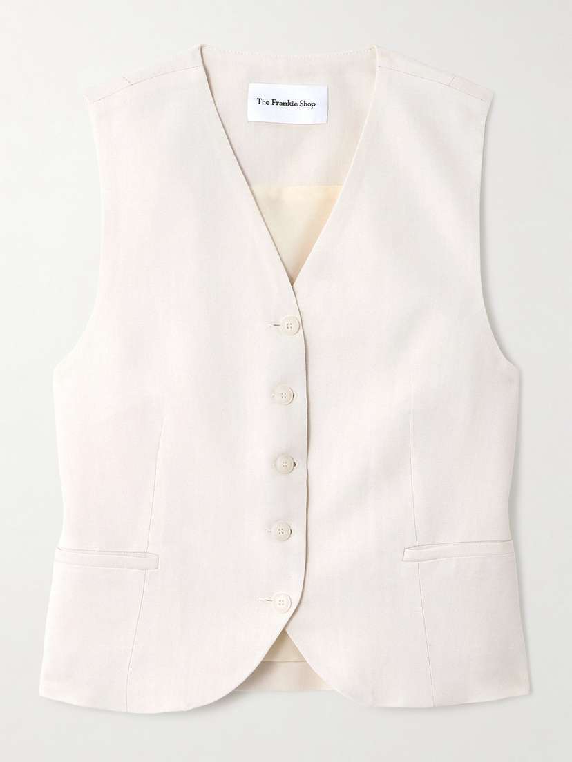 The Frankie Shop Chelsea Twill Vest