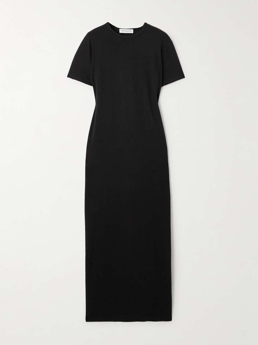 The Frankie Shop Maya Cotton-jersey Midi Dress - x large