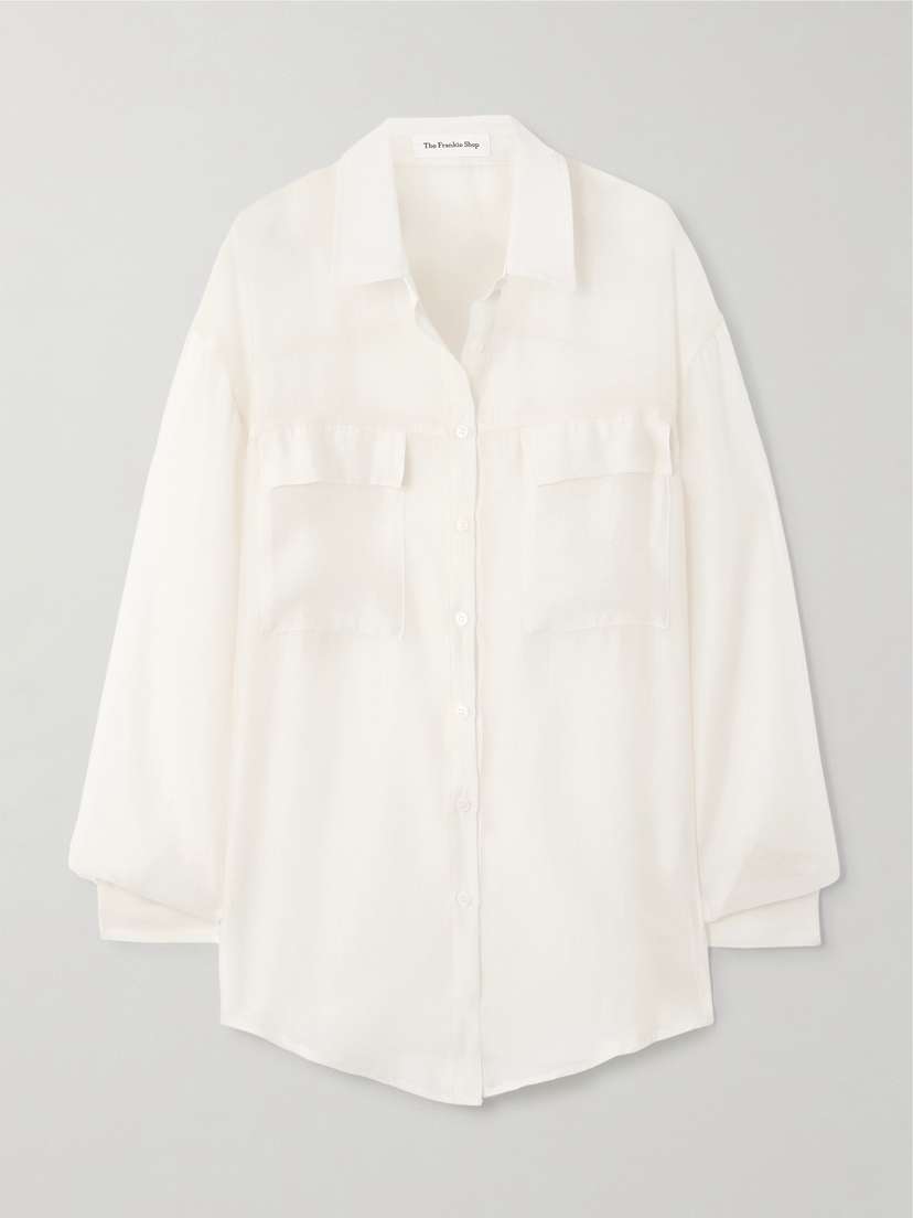 The Frankie Shop Madeline Lyocell-blend Shirt