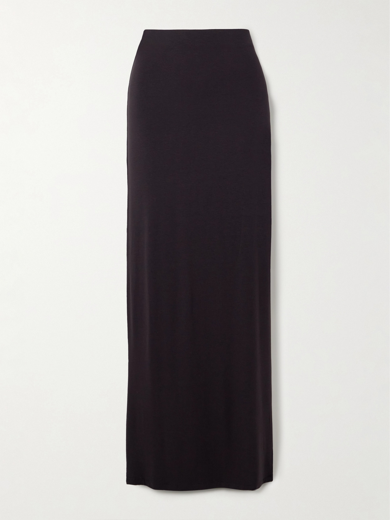 The Frankie Shop Ella Stretch-jersey Maxi Skirt In Purple