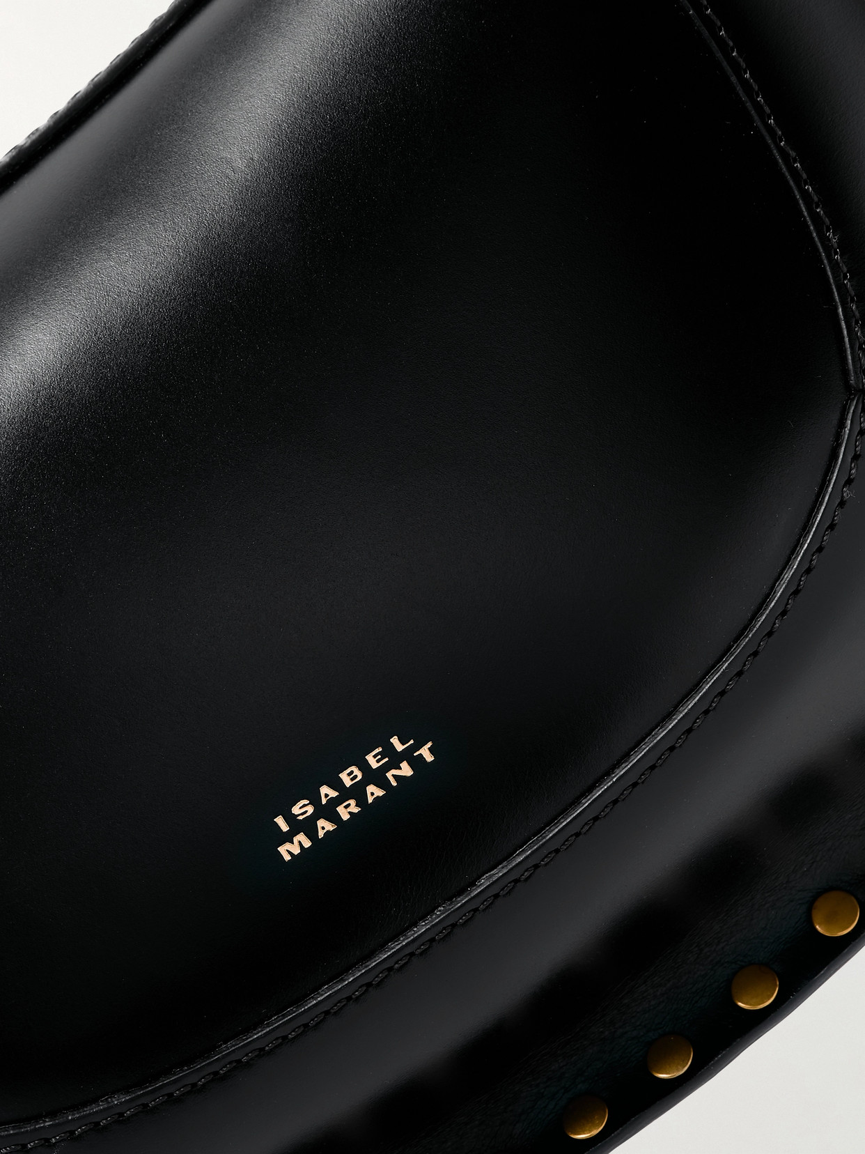 Oskan Moon Studded Shoulder Bag
