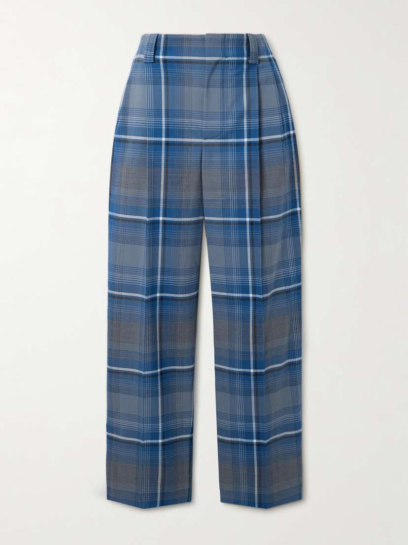 Marni Checked Woven Straight-leg Pants - IT36