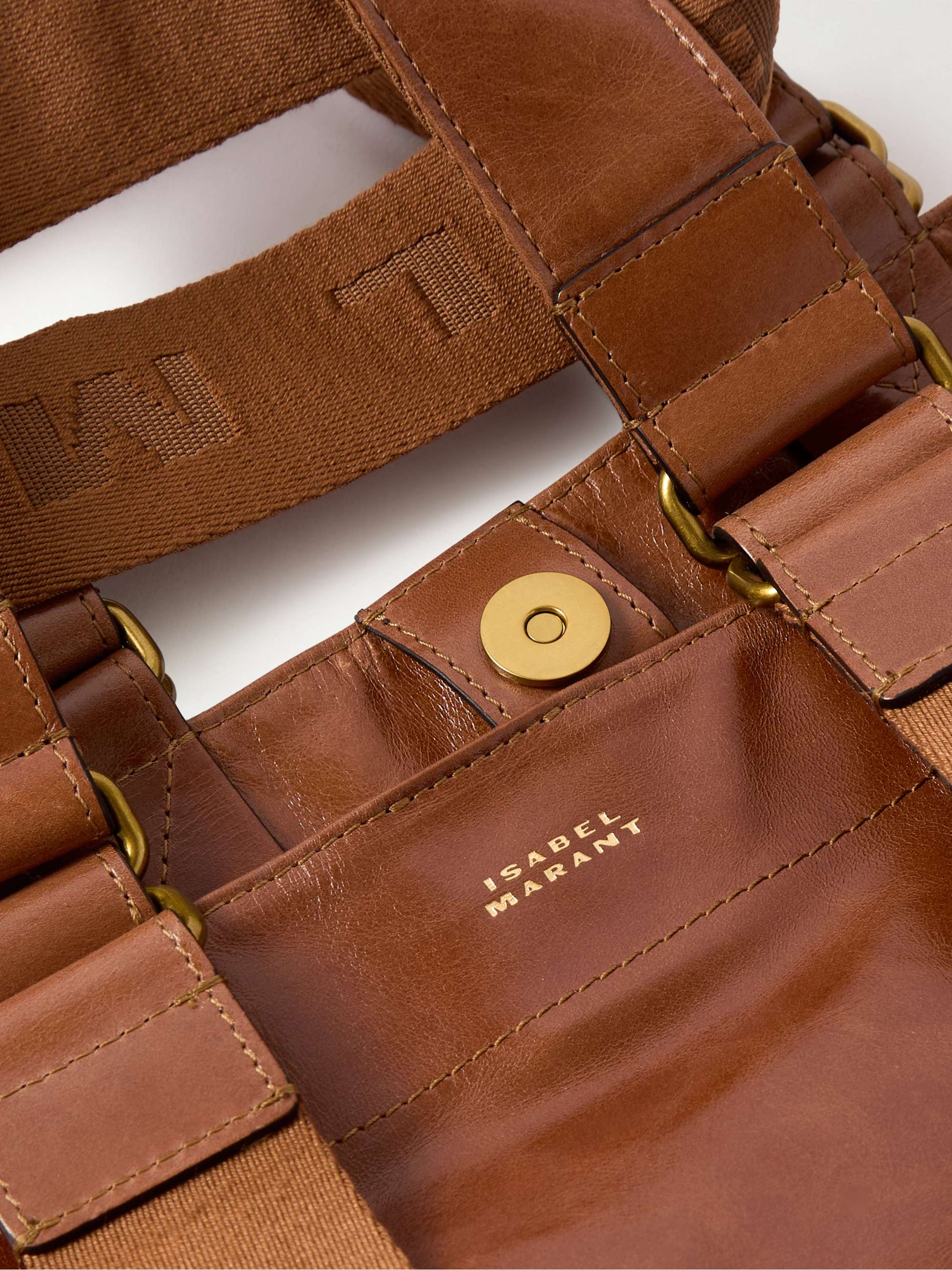 ISABEL MARANT Wardy crinkled-leather tote