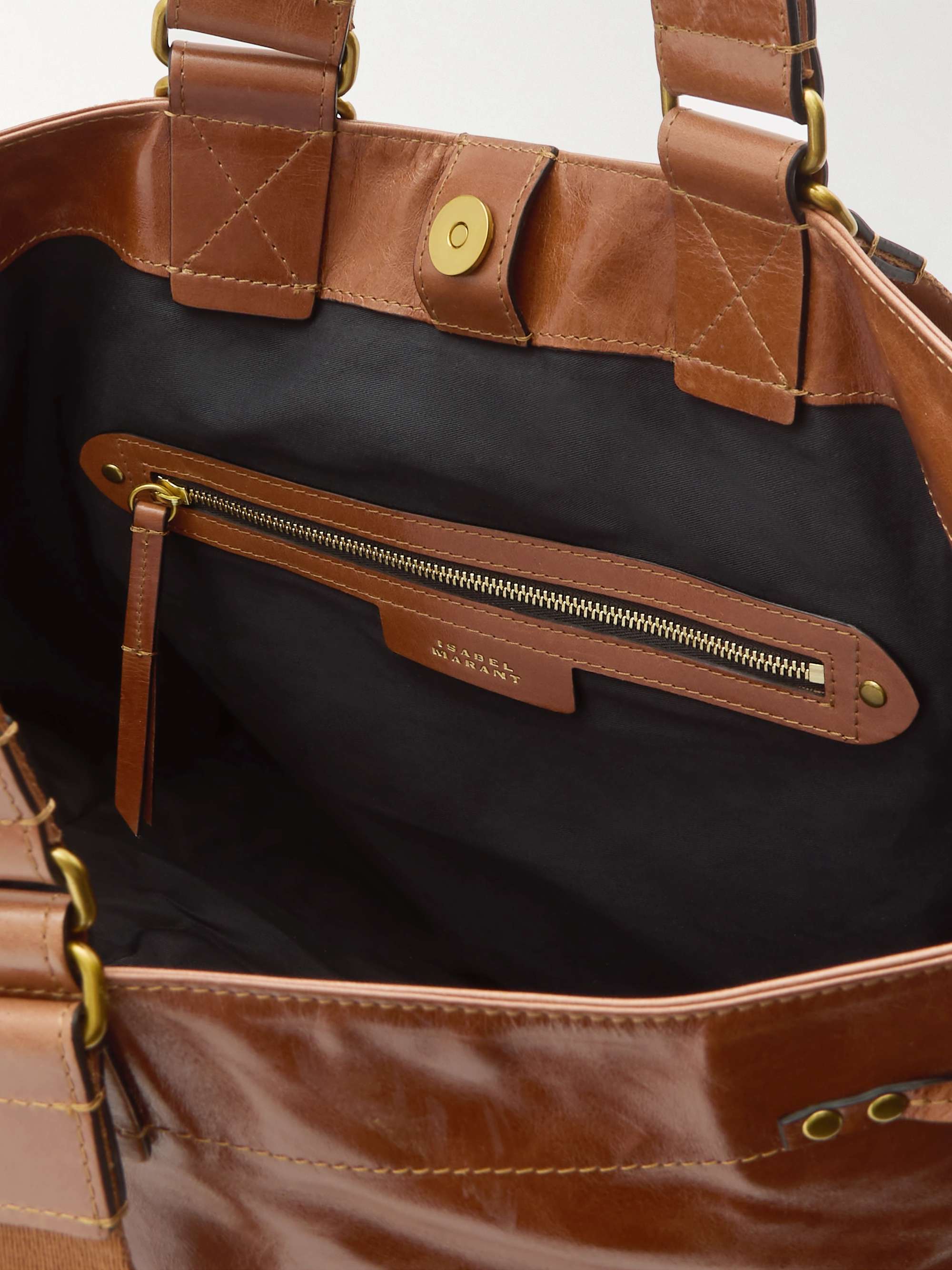 ISABEL MARANT Wardy crinkled-leather tote