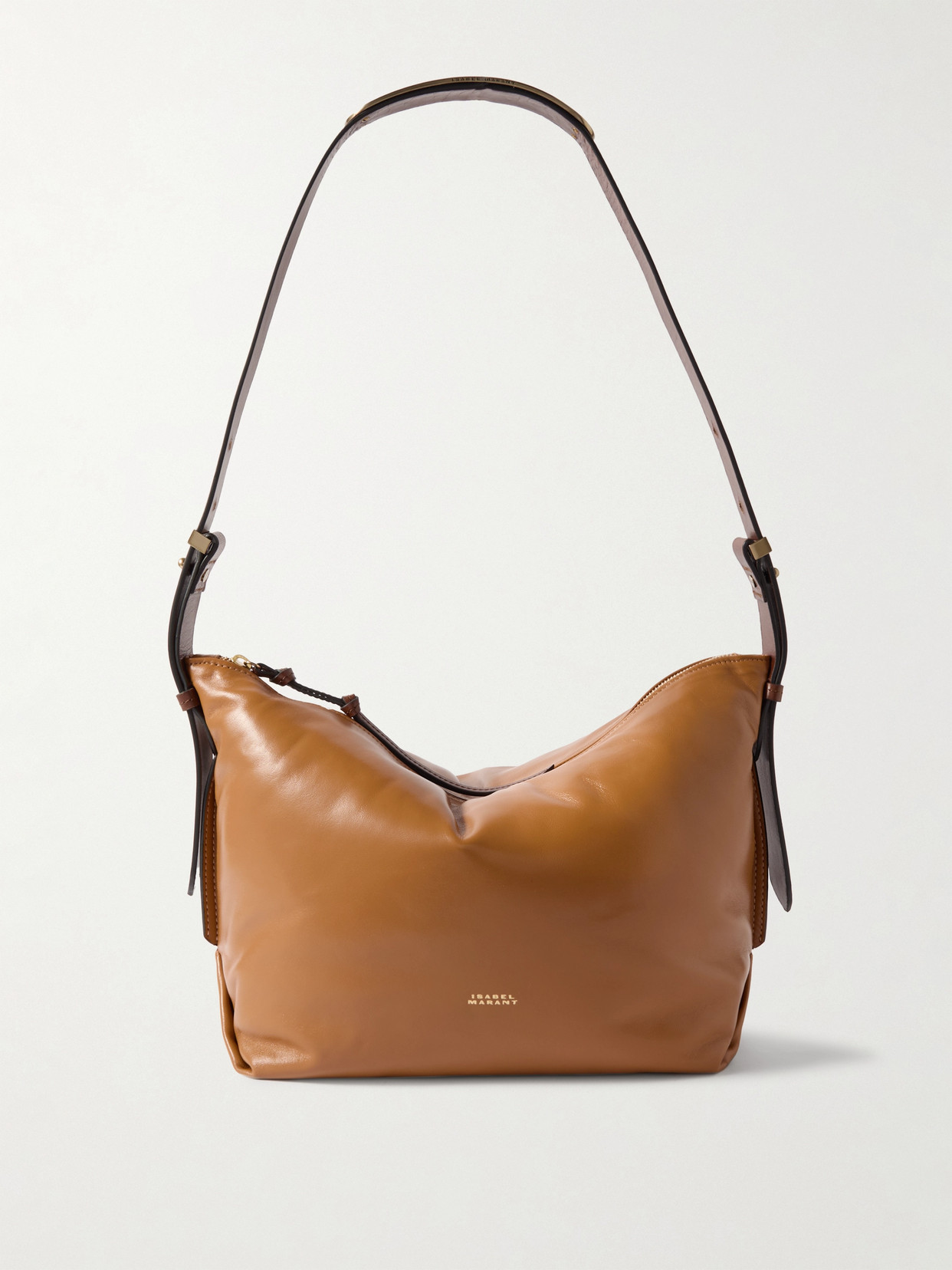 Isabel Marant Leyden Leather Shoulder Bag In Brown