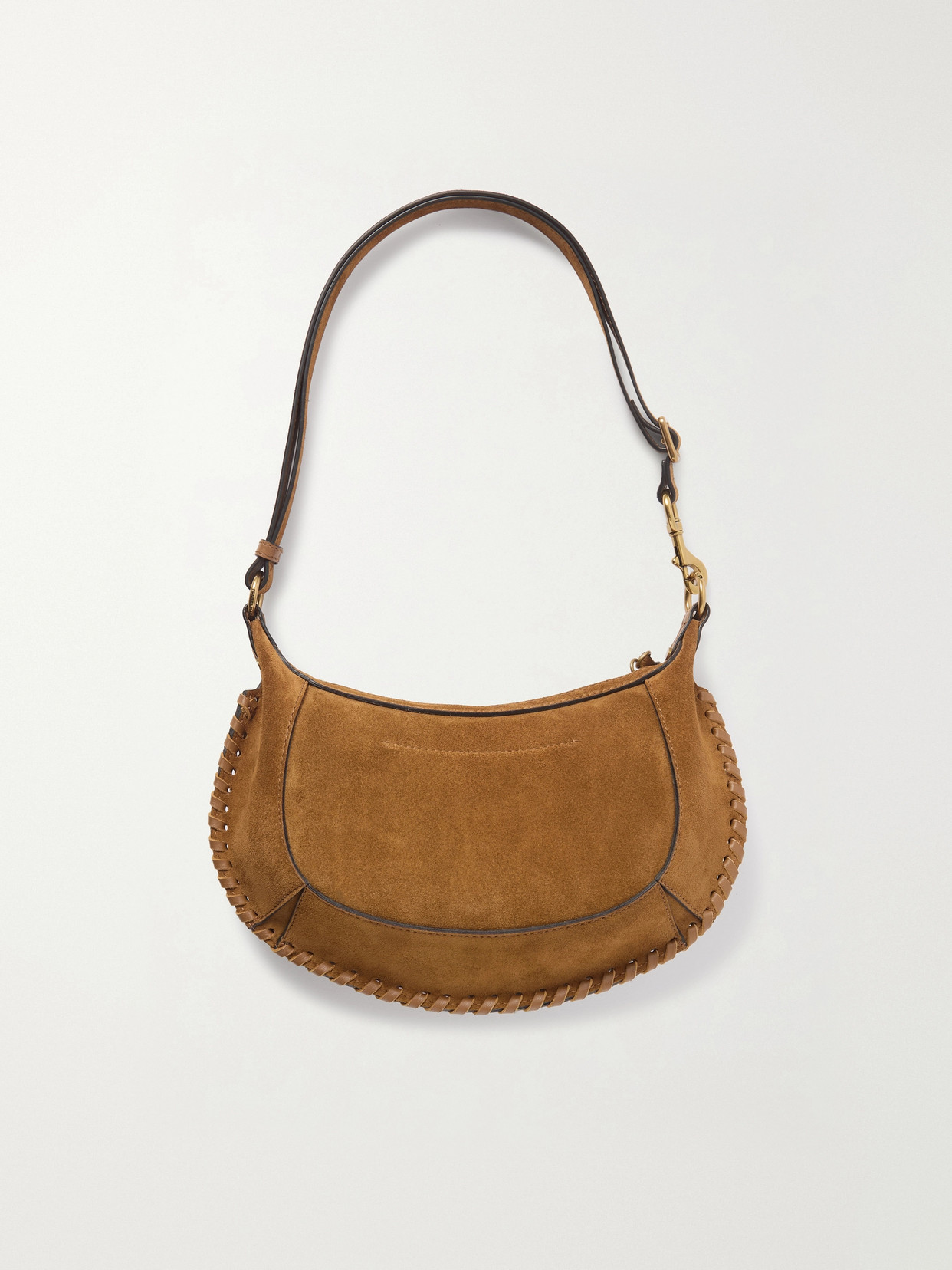 Oskan Moon Whipstitched Shoulder Bag