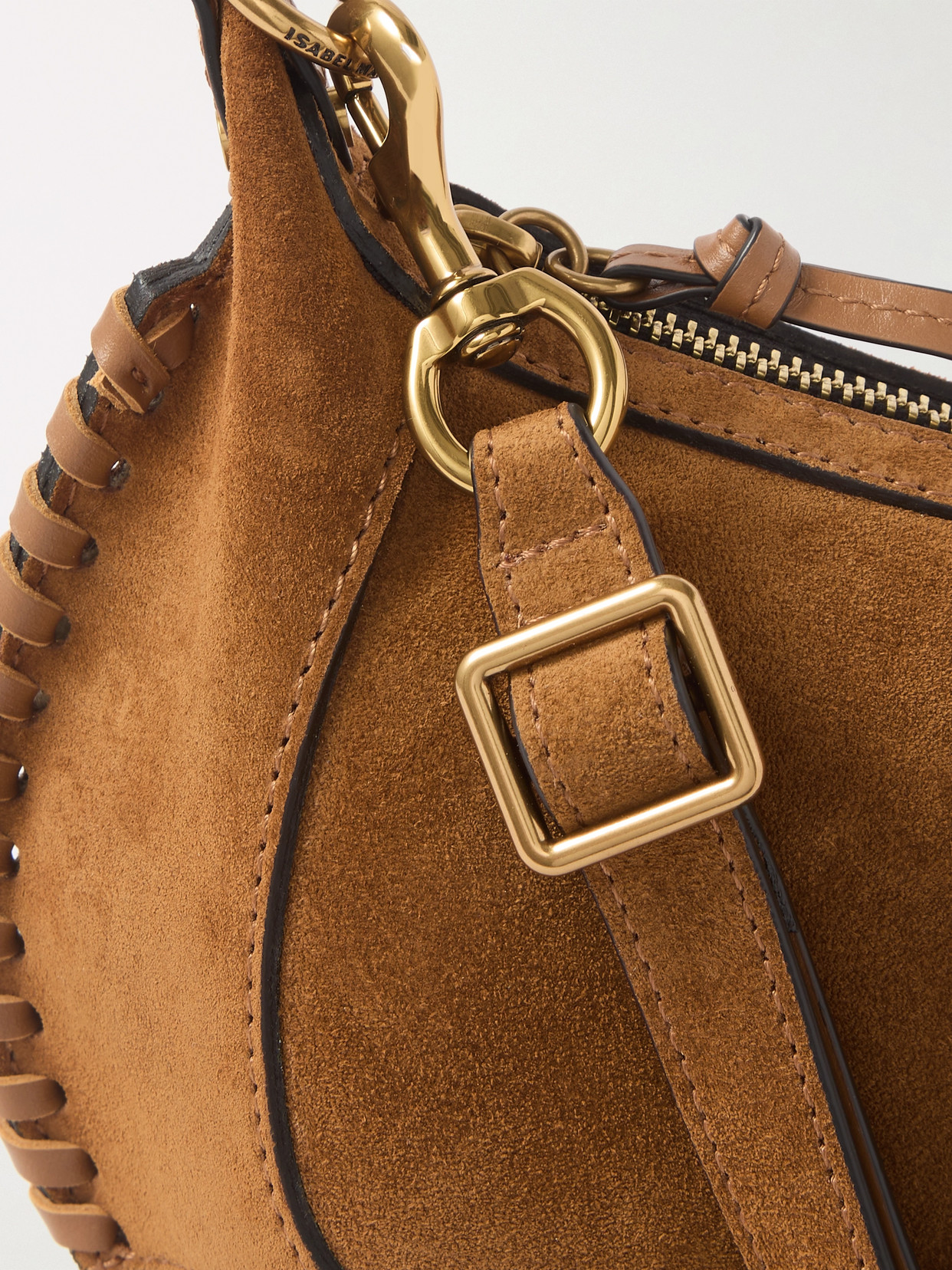 Oskan Moon Whipstitched Shoulder Bag