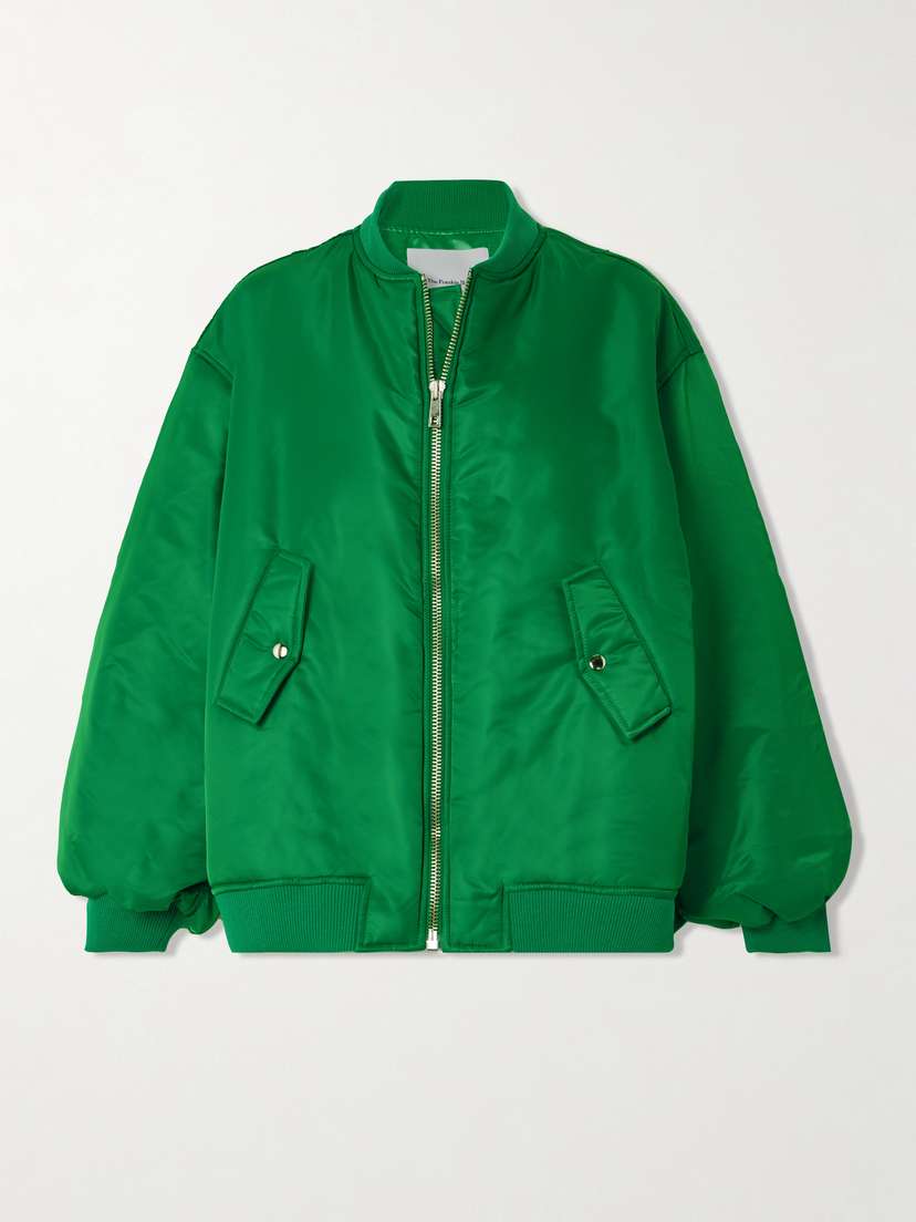 The Frankie Shop Astra Oversized Padded Shell Bomber Jacket