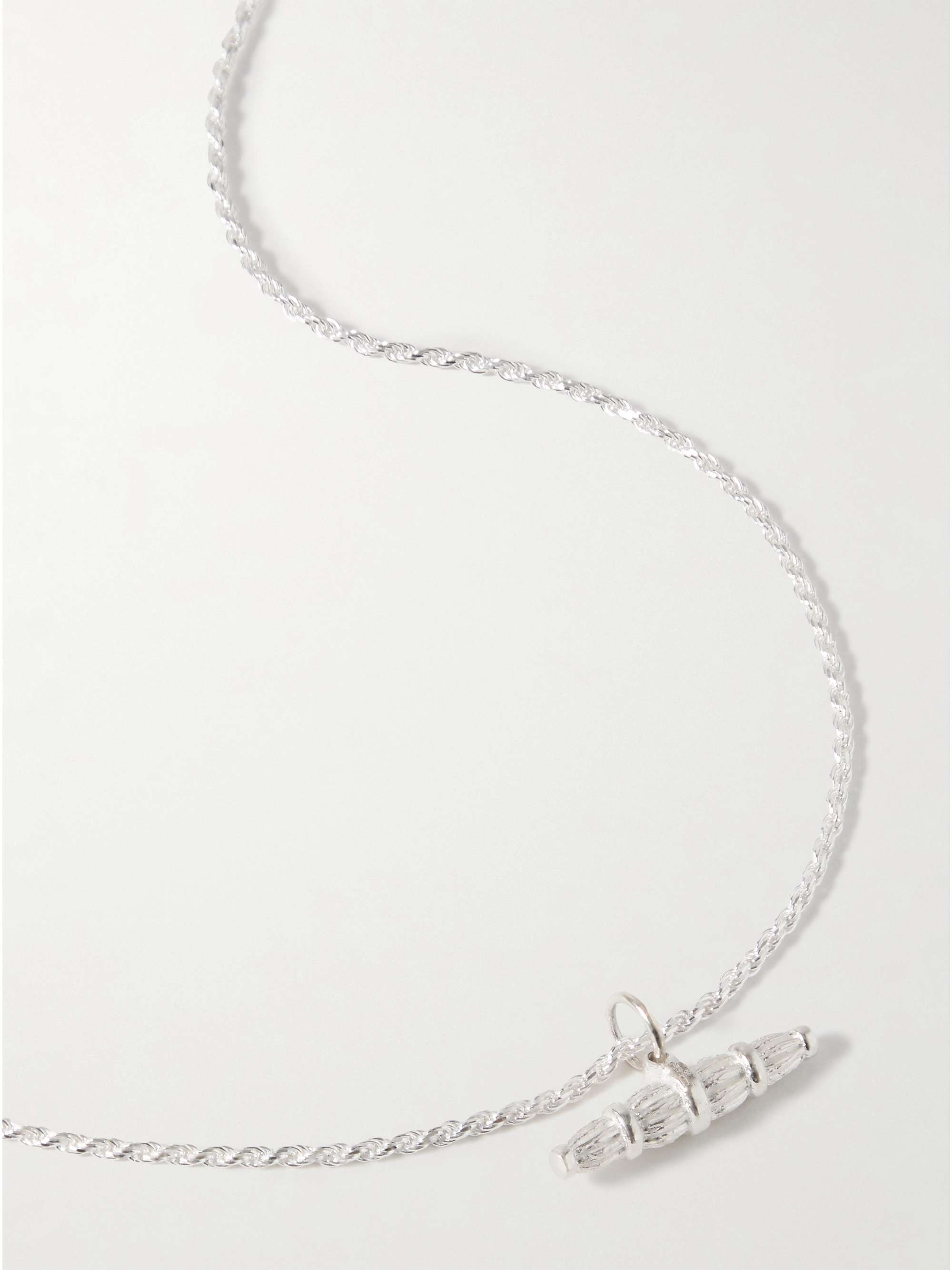 Bar Willow sterling silver necklace - silver - One Size