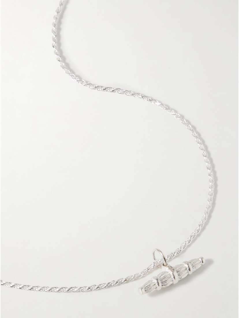 Bleue Burnham Bar Willow Sterling Silver Necklace