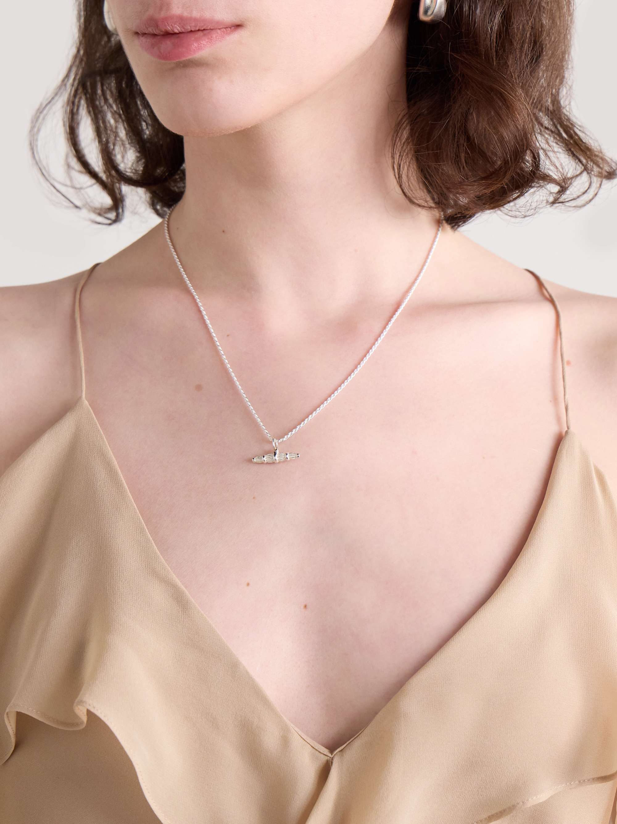 Bar Willow sterling silver necklace - silver - One Size