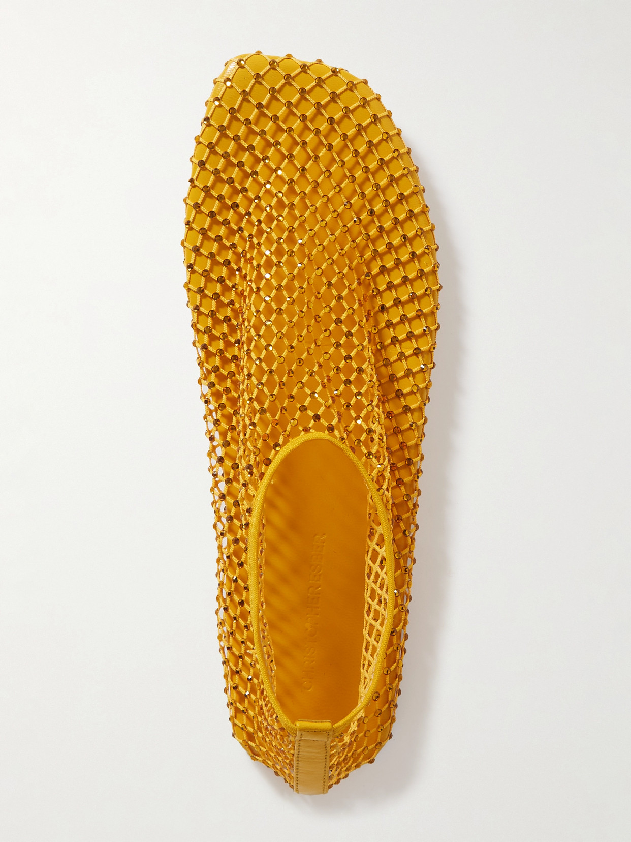 Minette Crystal-Embellished Ballet Flats