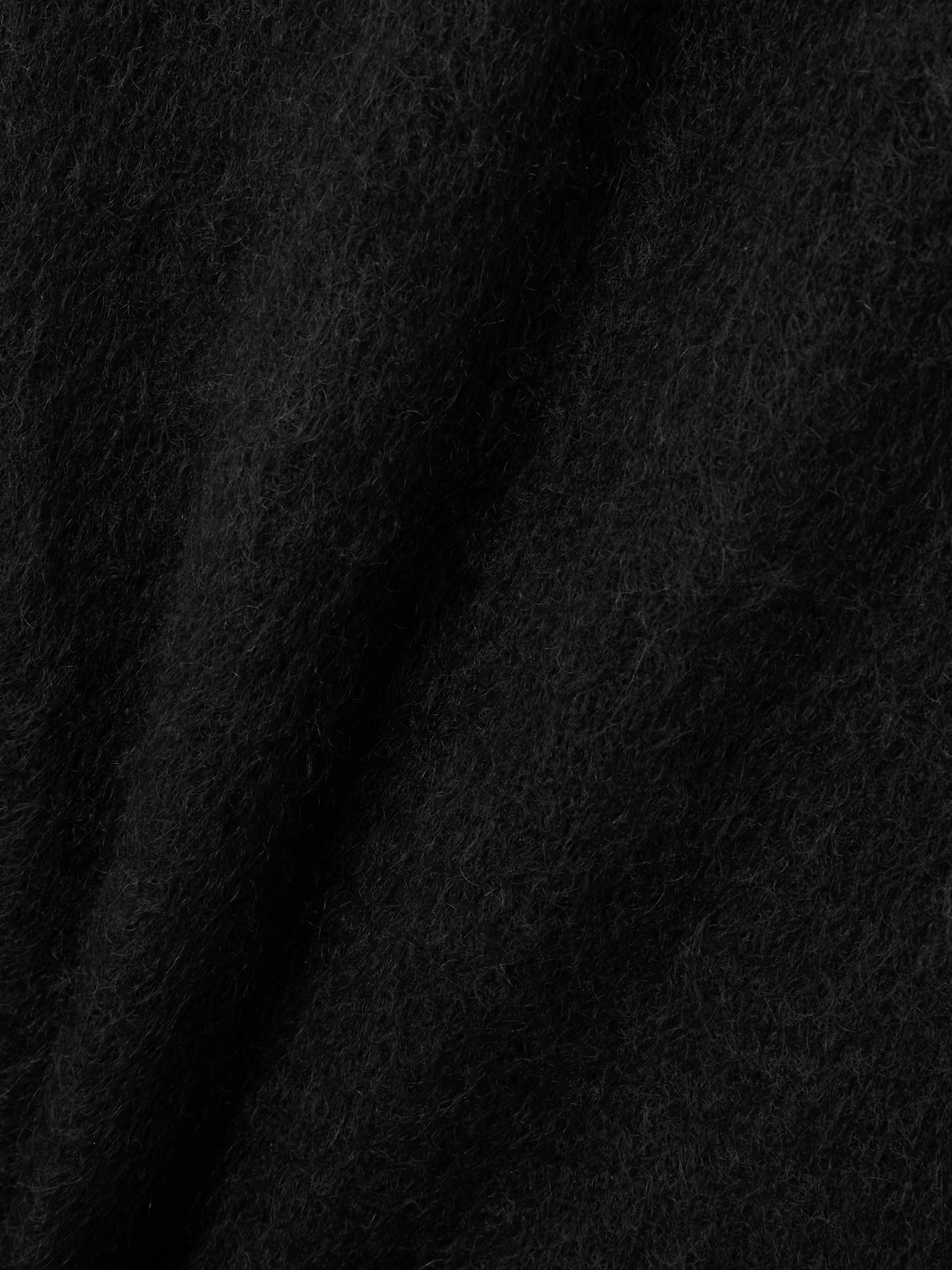 Jil Sander Wool, Mohair And Silk-blend Maxi Dress In Black
