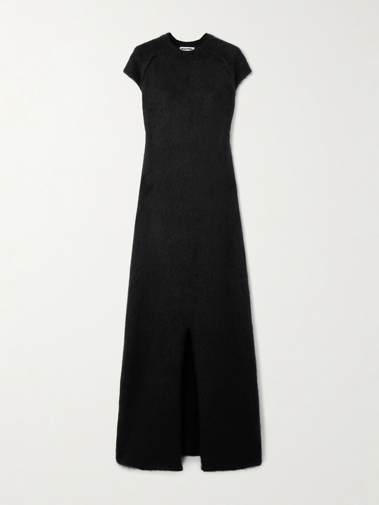 Jil Sander - Wool, Mohair And Silk-blend Maxi Dress - Black