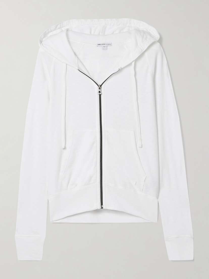 James Perse French Cotton-terry Hoodie