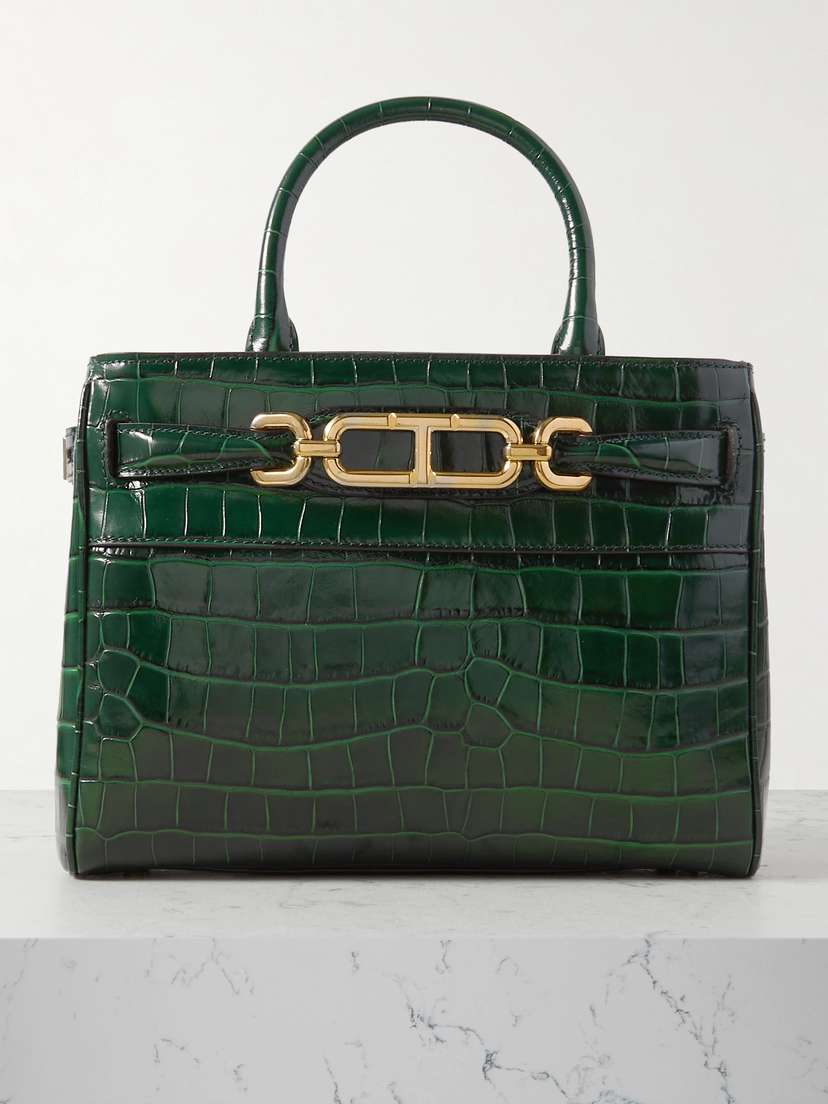 Tom Ford Whitney Small Croc-effect Leather Tote