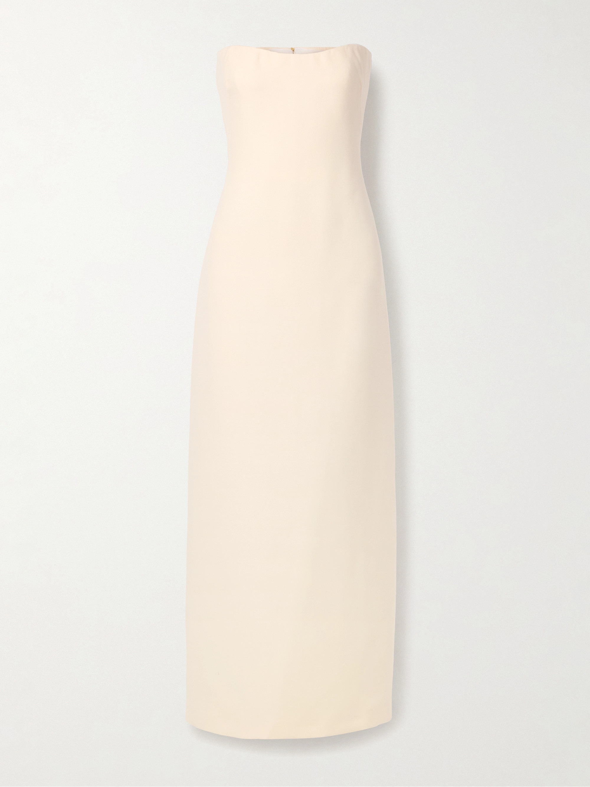 Gabriela Hearst Opus strapless wool and silk-blend maxi dress