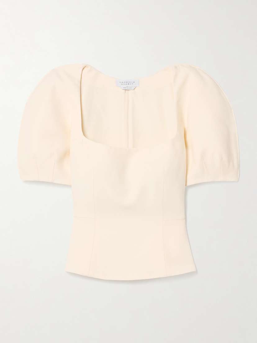 Gabriela Hearst Amer Wool And Silk-blend Top