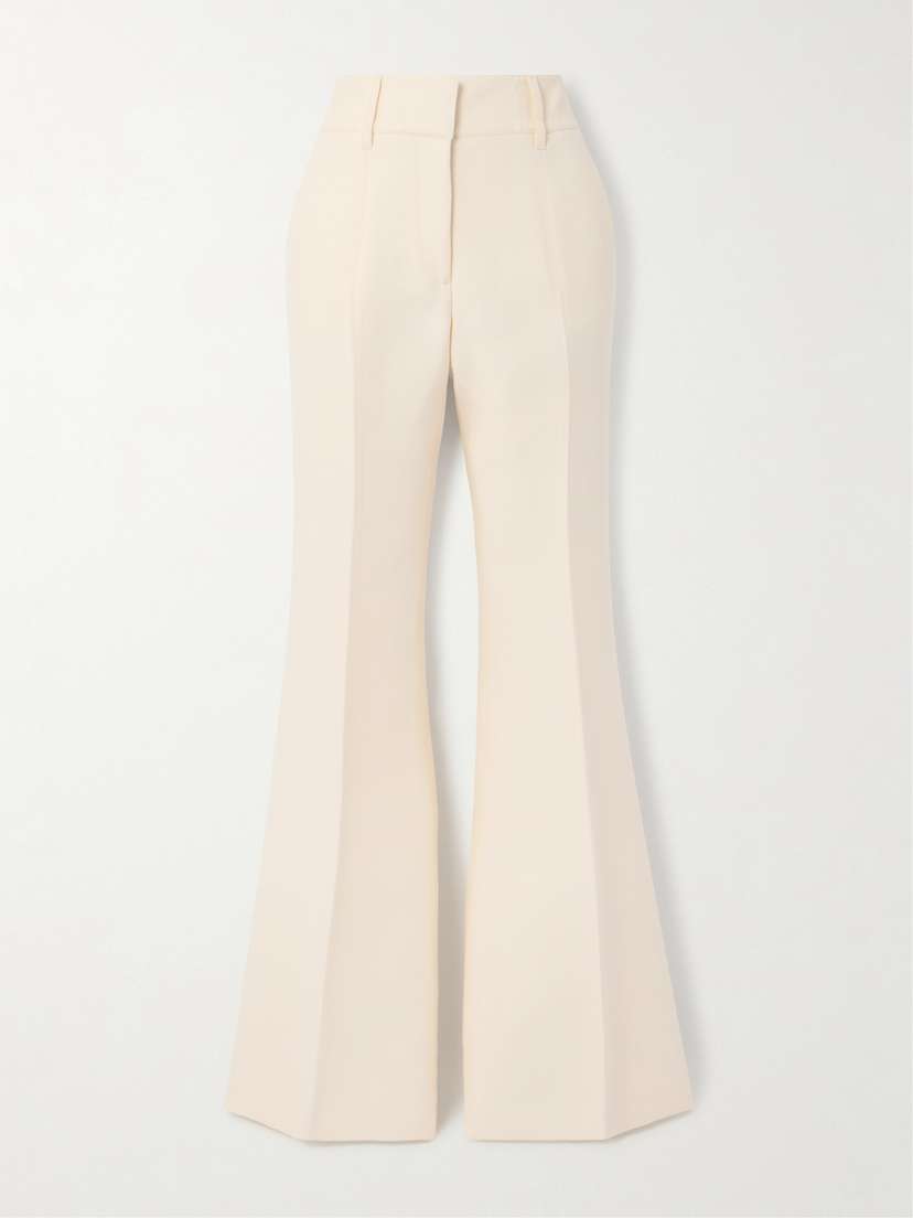 Gabriela Hearst Rhein Pleated Wool And Silk-blend Pants