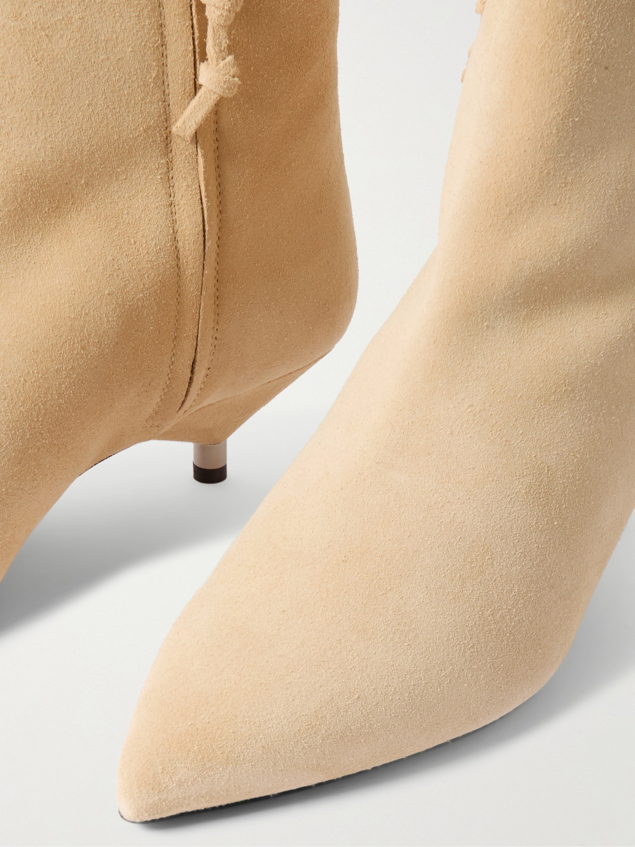 Isabel Marant Eana Suede Ankle Boots In Neutrals