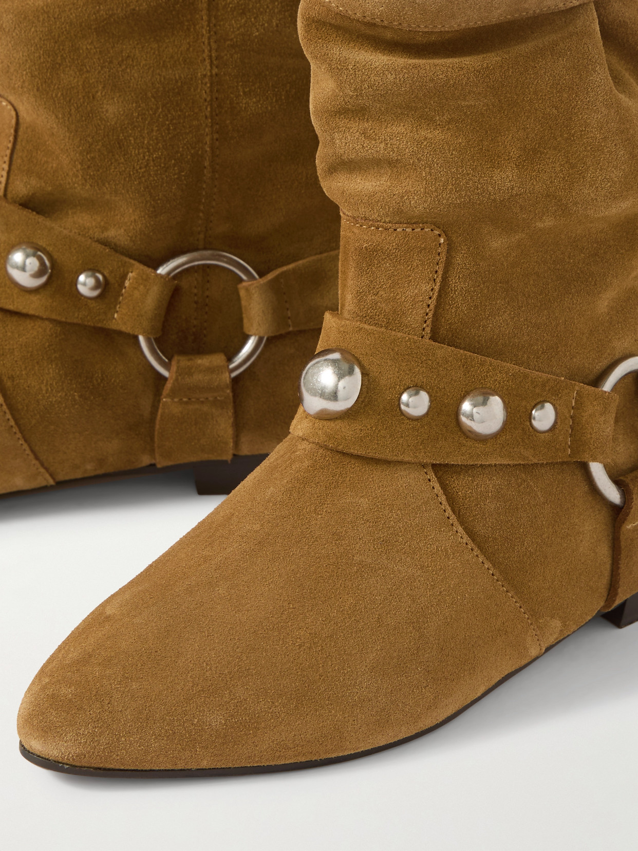 Isabel Marant Stania Ankle Boots In Brown