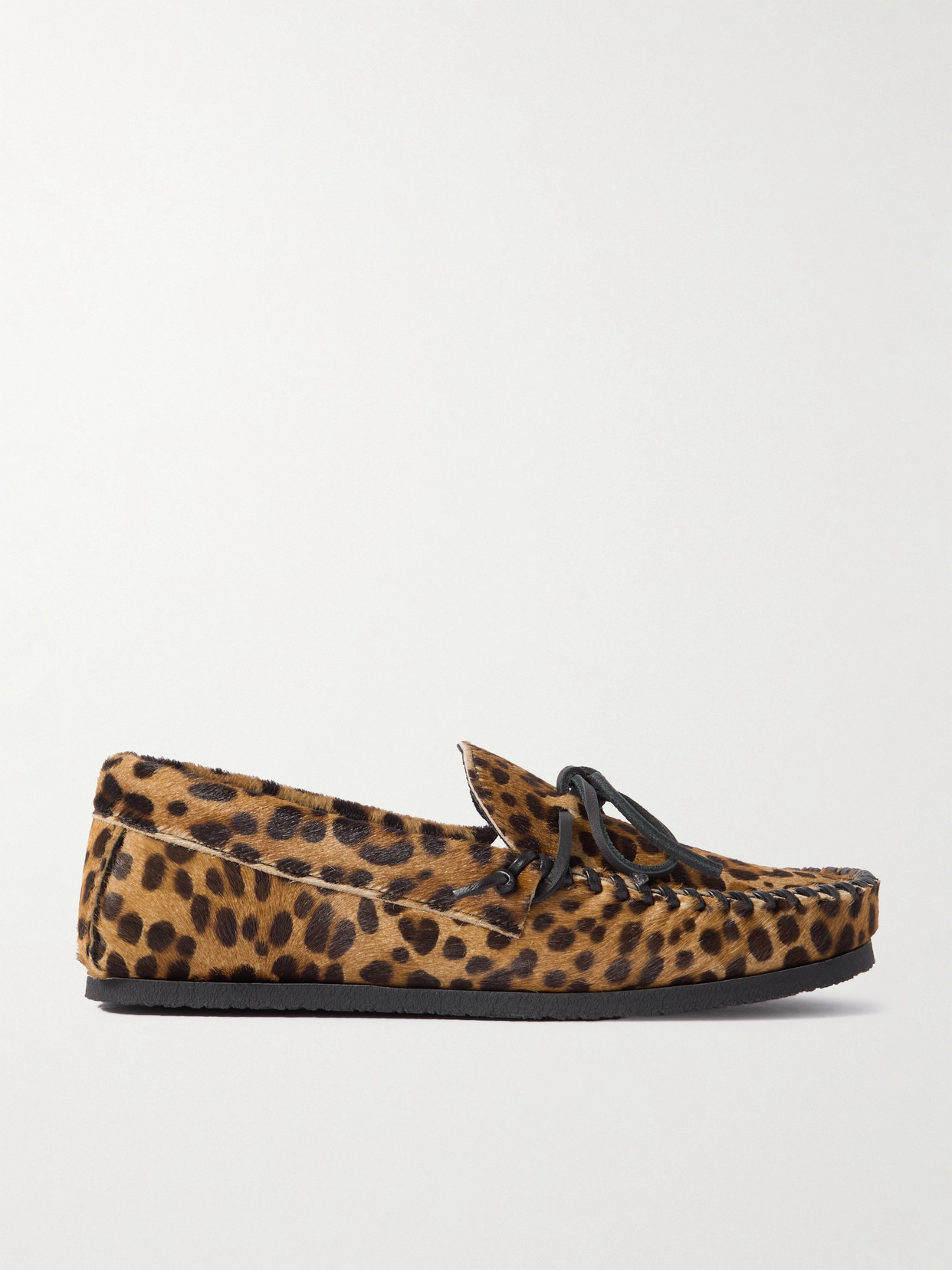 Isabel Marant Fitza Leopard-print Calf Hair Loafers In Animal Print