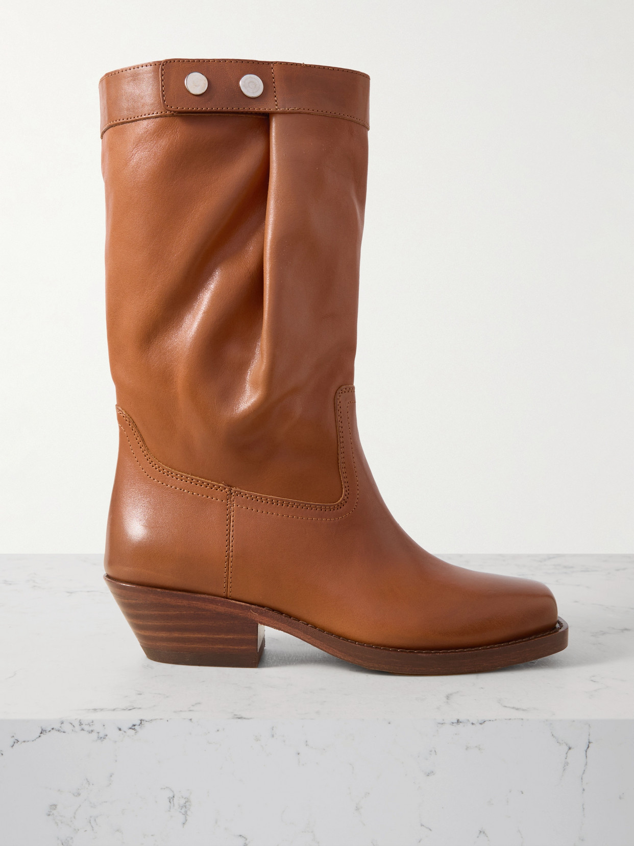 Isabel Marant - Ademe Leather Ankle Boots - Brown