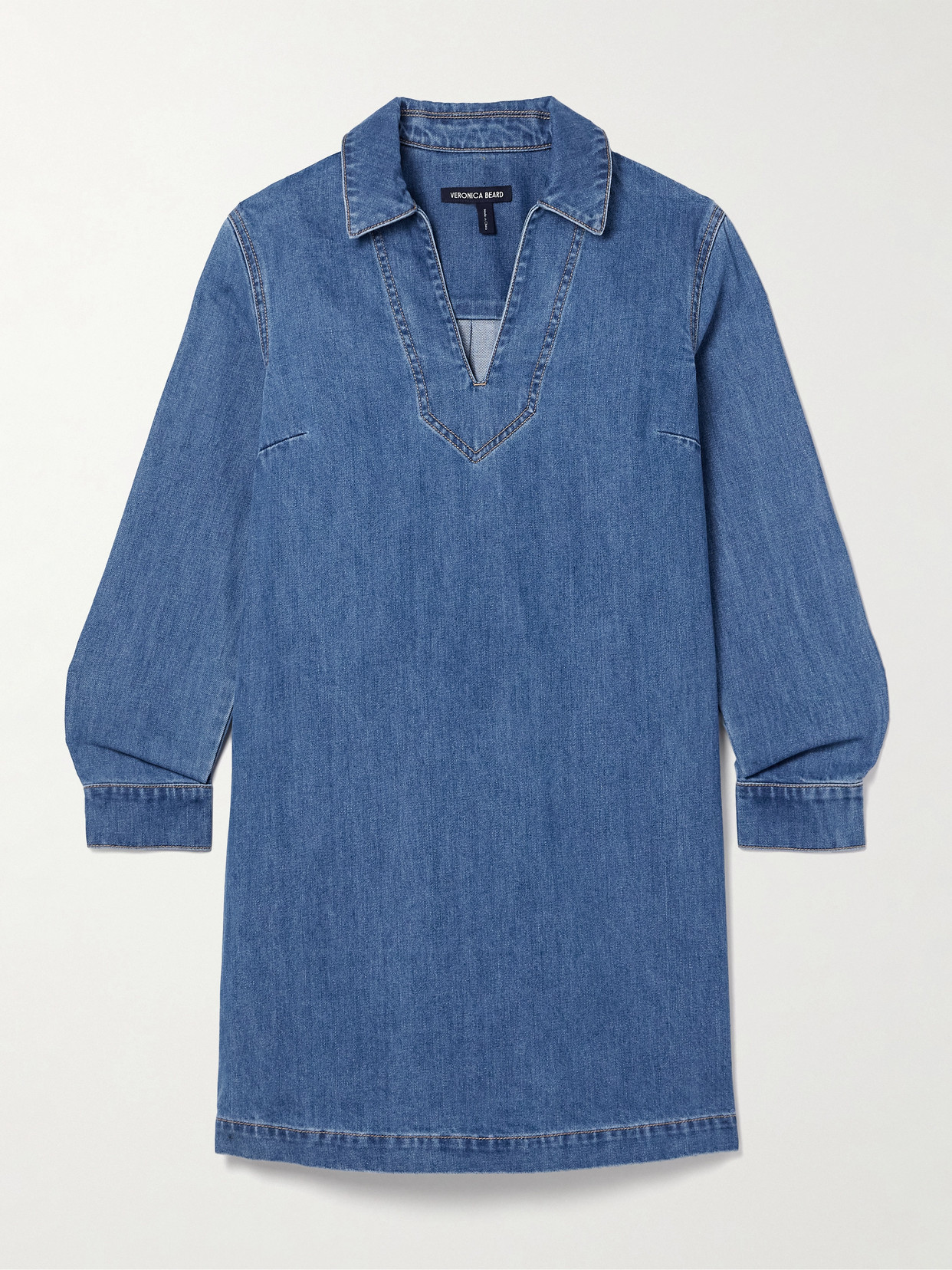 VERONICA BEARD WASTA DENIM MINI DRESS