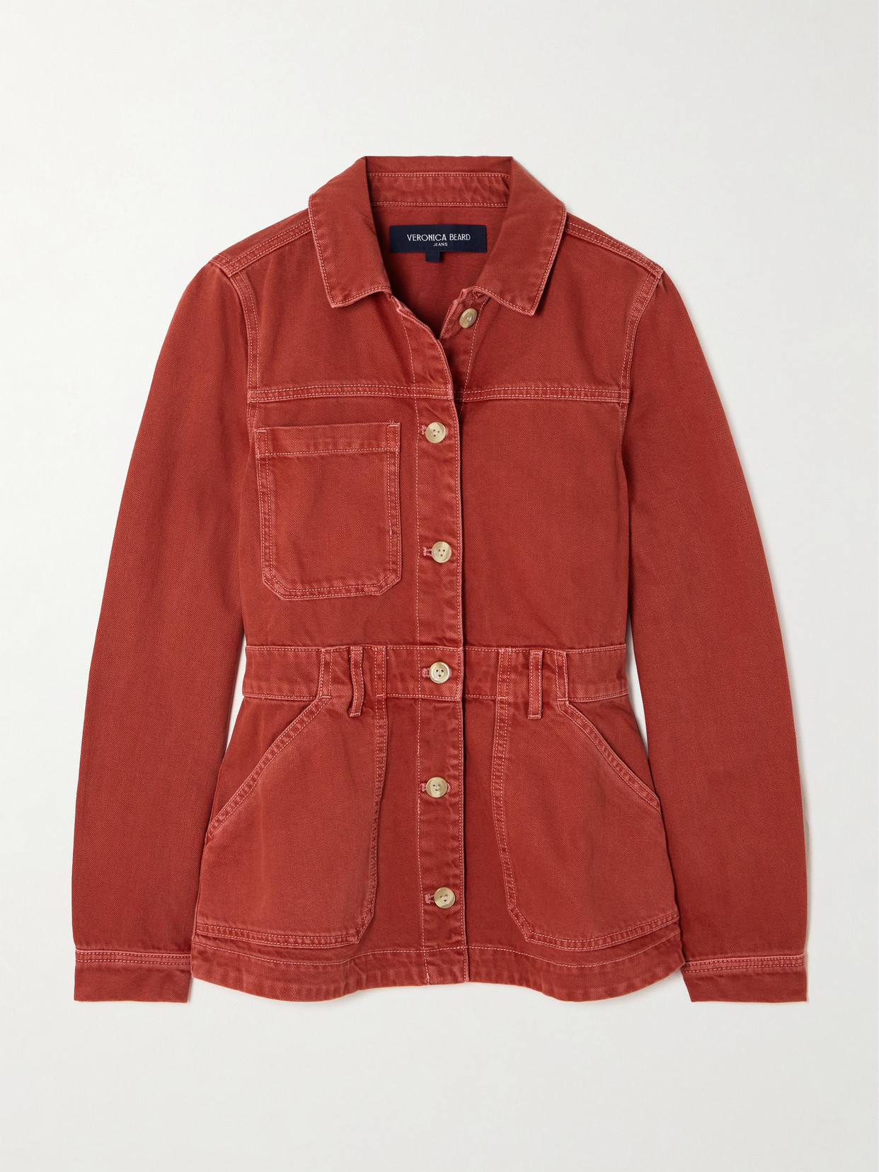 Veronica Beard - Anzu Denim Jacket - Red