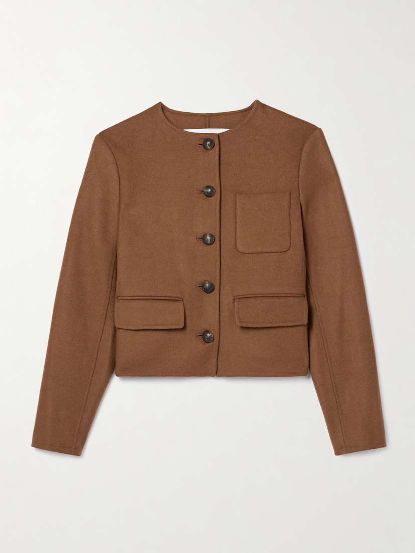 Veronica Beard Lyssa Cropped Wool-blend Jacket