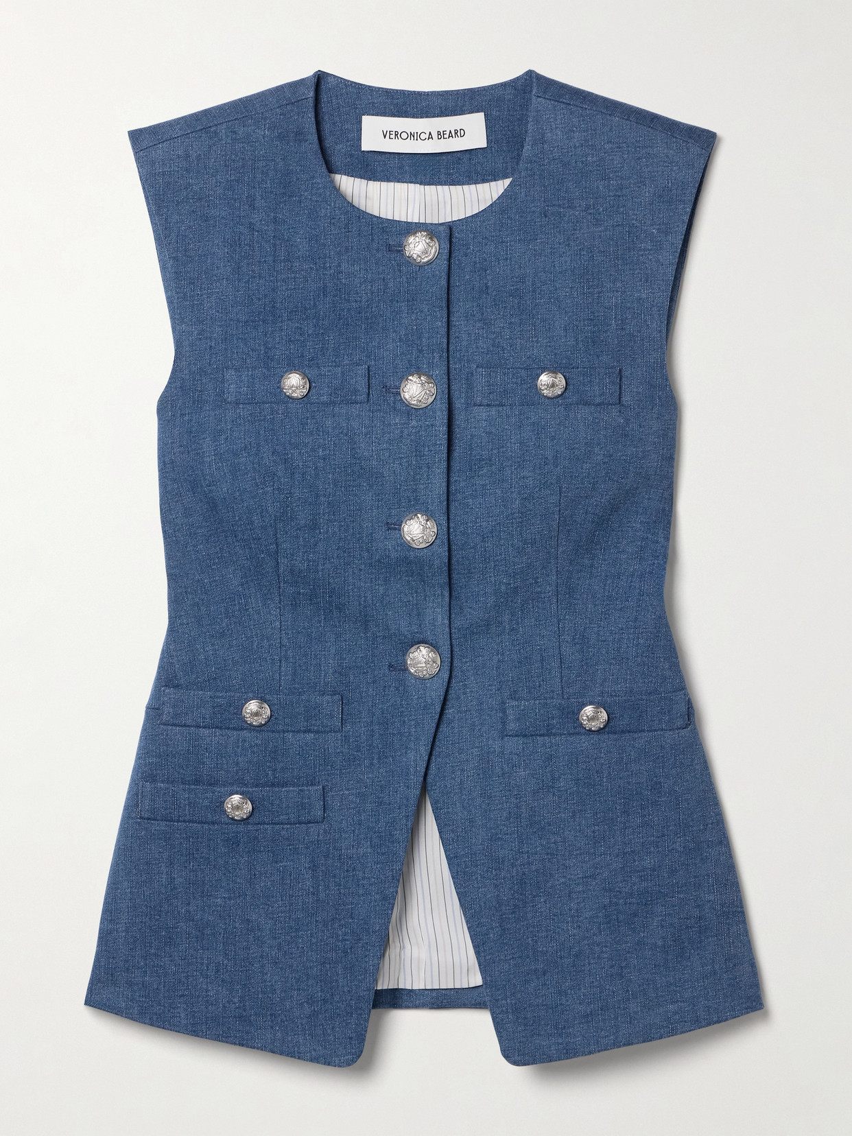 Veronica Beard - Tamara Denim Vest - Blue