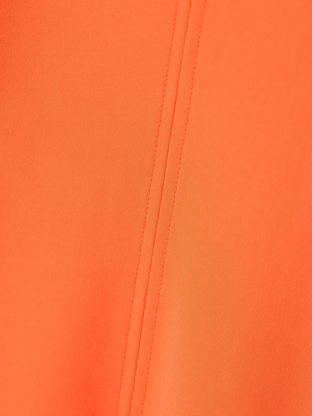 La Ligne Knotted Crepe Midi Dress In Orange