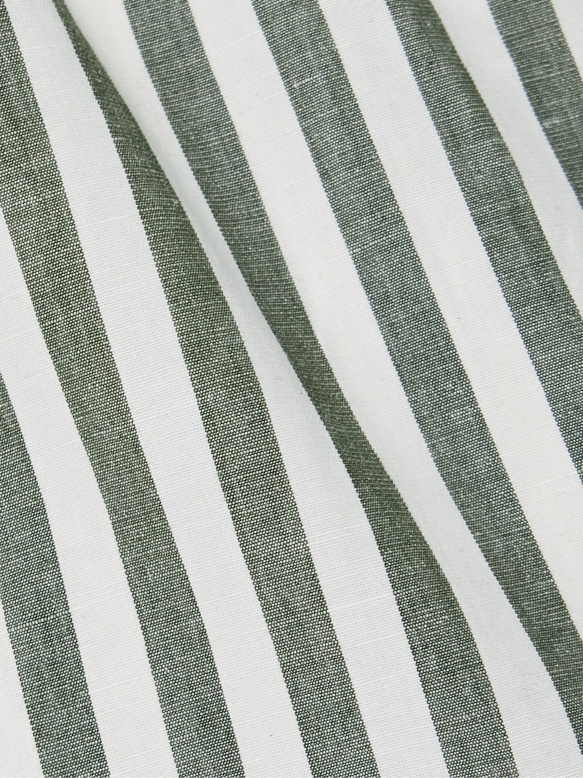 La Ligne Macaulay striped cotton and linen-blend shorts thumbnail